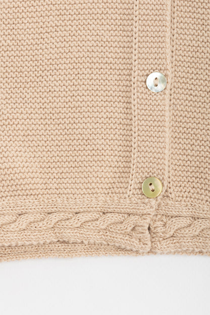 Cardigan Cruz Beige