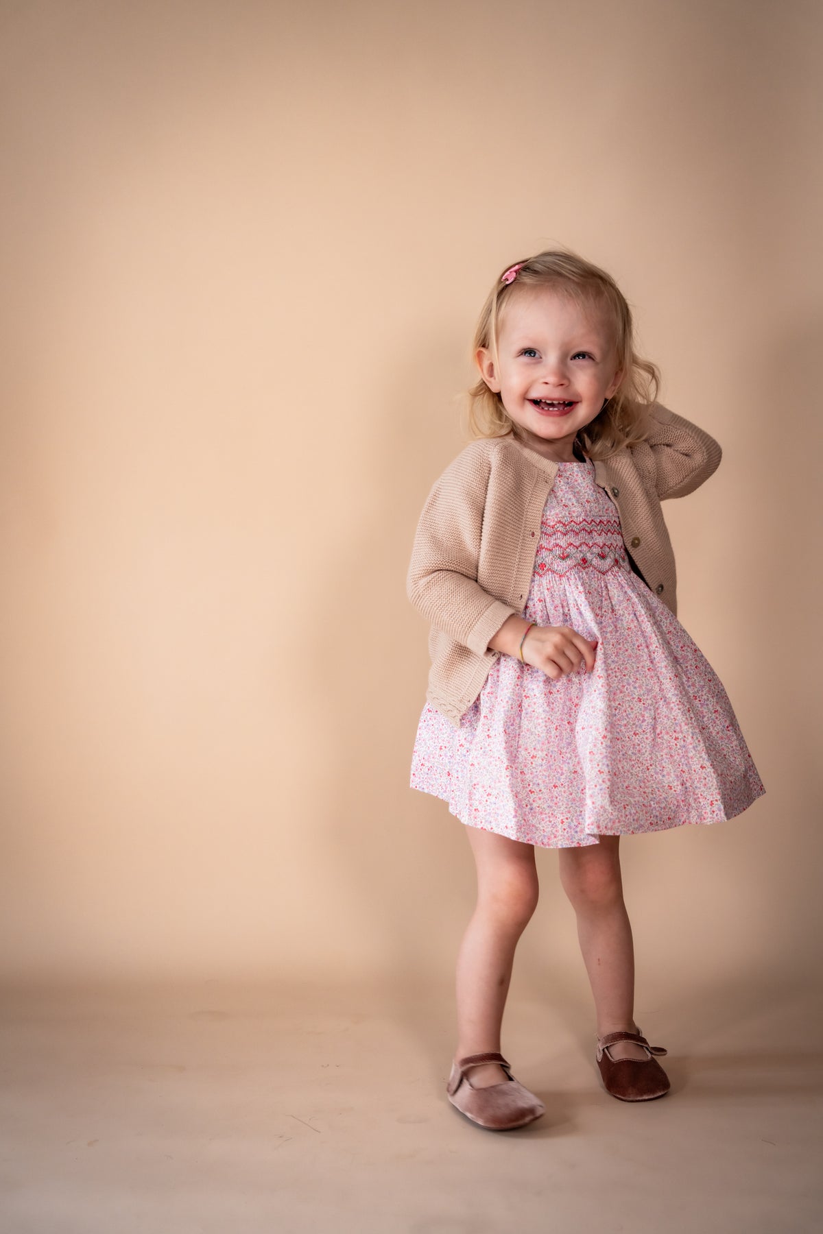Strickjacke Cruz Beige