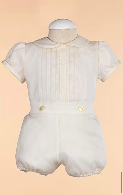 Baby Boy Set Off White